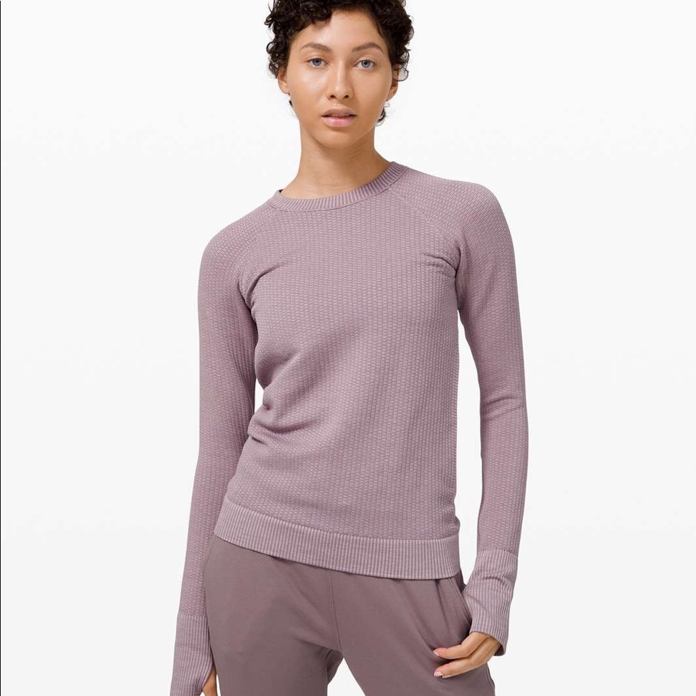 Lululemon rest less pullover - bubble dot size 8